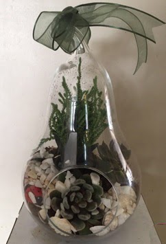 Orta boy armut terrarium 3 kakts  Ankara ankaya gvenli kaliteli hzl iek 